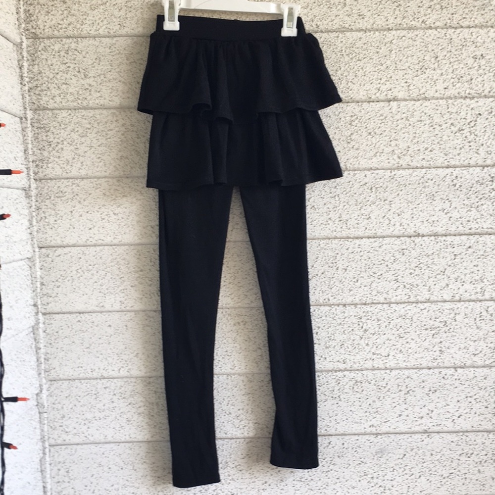 Girls Leggings with Tutu Skirt Size L